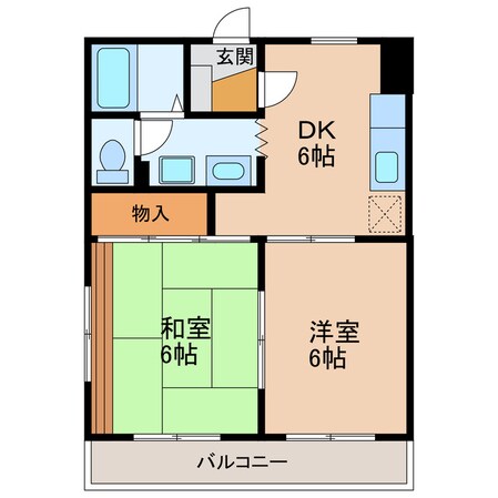 掛川駅 徒歩19分 2階の物件間取画像